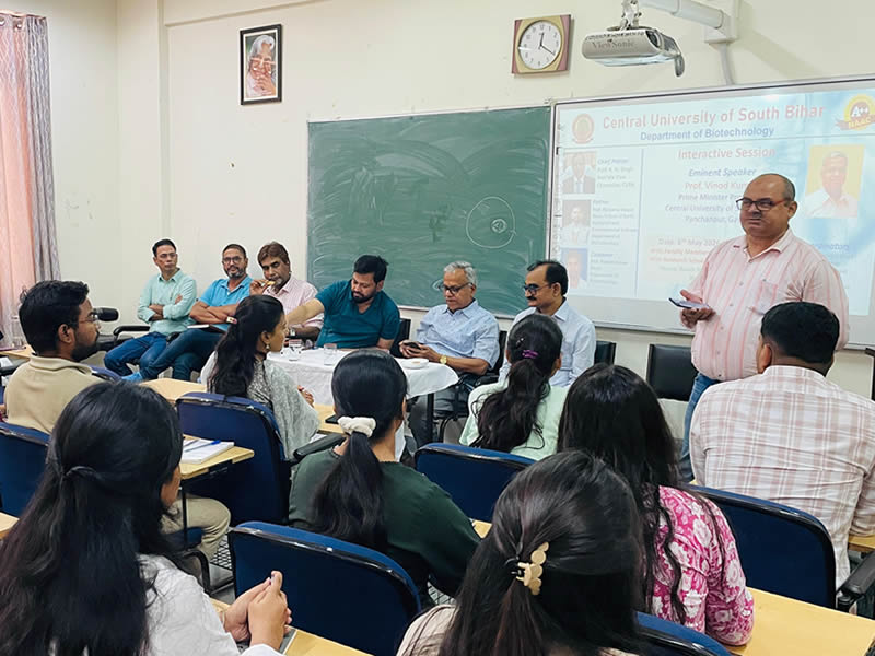 A scheduled talk - Biotechnology Department