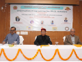 Orientation program for PhD students 2026, with Vice Chancellor in middle and the Director, Research and Development, CUSB