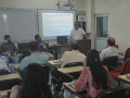 An interactive session with faculty and research scholars of Biotechnology Department