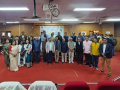Photo session after a formal foundation day lecture